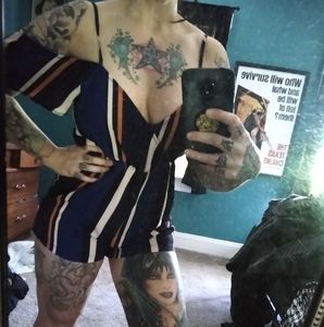 Cute off the shoulder romper